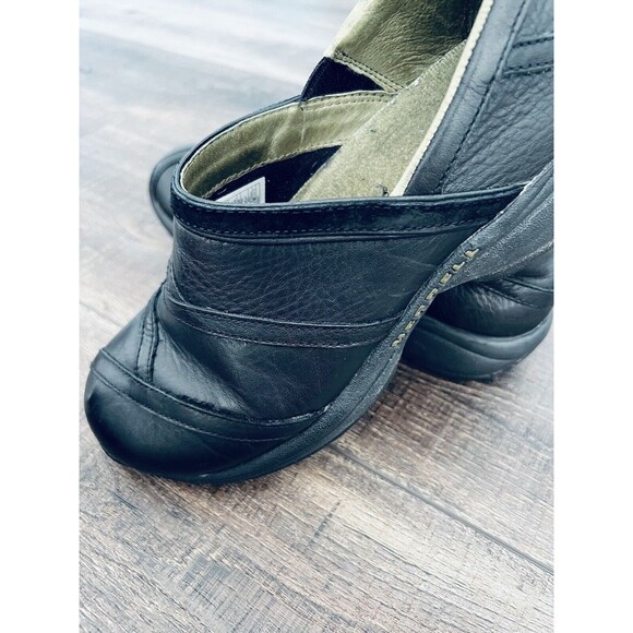 Merrell Primo Patch Loafers Clogs Shoes Womens Size 8 US 38.5 EU Black Leather - Picture 4 of 15